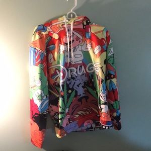 Trippy hoodie large men hoodie